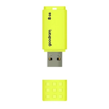 Флеш-накопитель Goodram UME2 8GB (USB 2.0, 55x21x9.6 мм), Yellow(DL_89417794BB11)