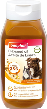 Льняное масло для кошек и собак Beaphar 430 мл (8711231136827)