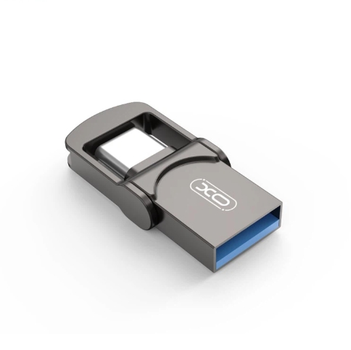 Флеш-накопитель XO DK10 TYPE-C+USB Flash USB 3.2 16GB Black