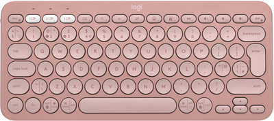 Бездротова клавіатура Logitech Pebble Keys 2 K380s Tonal Rose UA (920-011853)