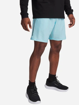 Спортивные шорты мужские Under Armour Ua Tech Woven Wordmark Short 1383356-494 2XL Голубые (197779361552)