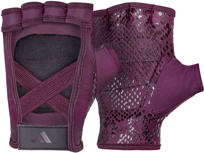 Рукавички для тренінгу Adidas Women's Training Gloves ADGB-15021 S Фіолетові (885652026086)