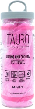 Рушник для сушіння та охолодження тварин Tauro Pro Line 64х43 см Рожевий (JOY63239)