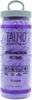 Рушник для сушіння та охолодження тварин Tauro Pro Line 64х43 см Фіолетовий (JOY63236)
