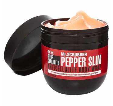 Зігрівальне антицелюлітне обгортання для тіла Stop Cellulite Pepper Slim Mr.SCRUBBER (терміни до 09.2025!)