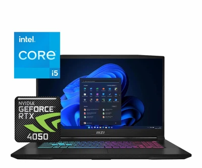 Ноутбук (2024) игровой MSI Katana 17 i5-12450H/ 16GB / 512GB/ Win11x Licensed/ RTX4050 / 17.3" 144Hz