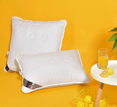Подушка IDEIA AirDream Exclusive со съемным чехлом, средняя жесткость, со змейкой, 50х70, белая