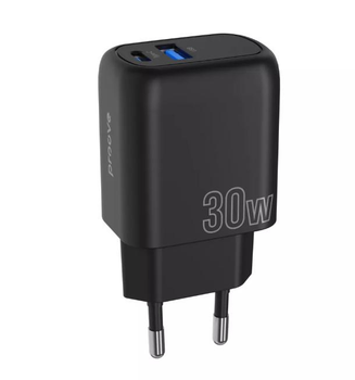 МЗП Proove Silicone Power Plus 30W Type-C + USB black