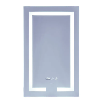 Зеркало Mixxus Hard MR06-50x80 (часы, LED-подсветка, антизапотевание) (MI6011) kr