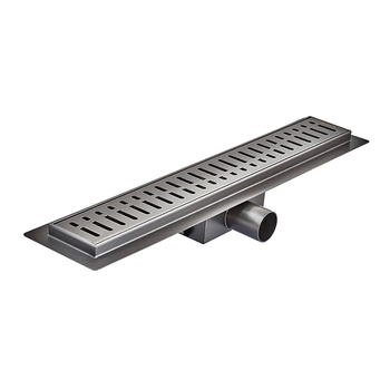 Трап для душа линейный Koer FD35-70x500-Graphite графит из нержавеющей стали 70x500 мм с решеткой (AC0657)