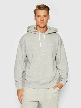 Худі чоловіче Levi's Red Tab Hoodie A07470007 S Сіре (5400970216909)
