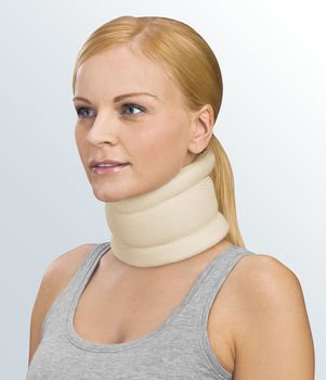 Головодержатель (воротник Шанца) армированный protect.COLLAR soft with bar - 9 см - песочный, размер 2