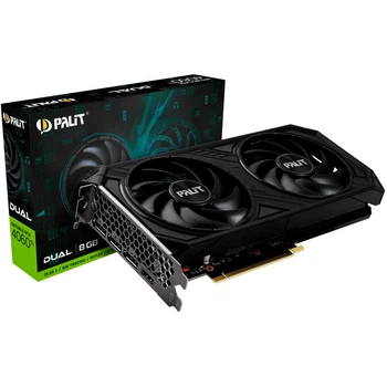 Видеокарта GF RTX 4060 Ti 8GB GDDR6 Dual Palit (NE6406T019P1-1060D)