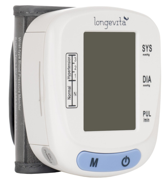 Тонометр на запястье LONGEVITA BP-201M