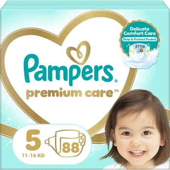Подгузники Pampers Premium Care Размер 5 11-16 кг 88 шт&nbsp;(4015400541813)