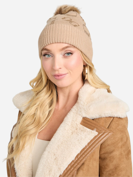 Шапка женская Guess 458156666 One Size Бежевая (1159827460)