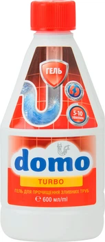Гель для прочищення зливних труб Domo Turbo 600 мл (XD 70014_1)