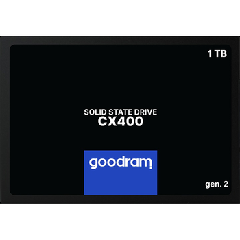 Накопитель SSD 1ТB Goodram CX400 Gen.2 2.5" SATAIII 3D TLC (SSDPR-CX400-01T-G2)