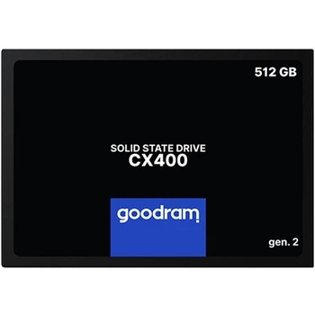 SSD-накопитель Goodram CX400 Gen.2 512 ГБ 2,5" SATA III 3D TLC(DL_1AE4B77527C9)