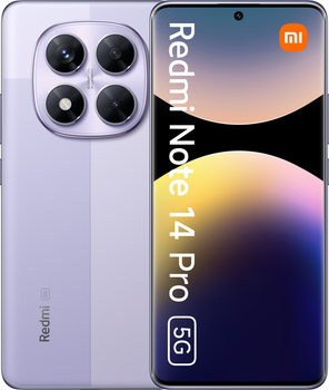Мобильный телефон Xiaomi Redmi Note 14 Pro 5G 12/512GB Lavender Purple (MZB0ILOEU)