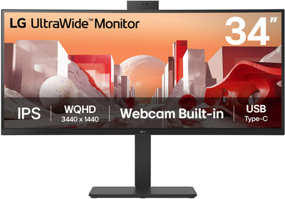 Монітор 34" LG UltraWide 34BA85QE-B.AEU