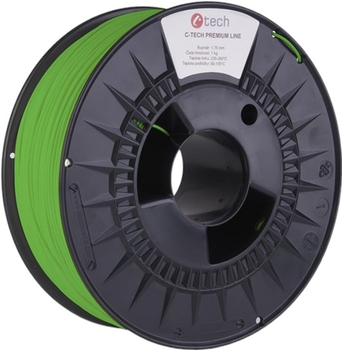 Нитка для картриджа C-Tech Premium Line ABS 1.75 мм RAL6038 Luminous Green (TIFCT1305)