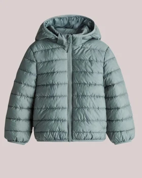 Дитяча демісезонна куртка для дівчаток H&M 122-128 Зелена