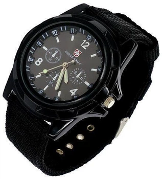 Чоловічий кварцовий годинник Swiss Army black