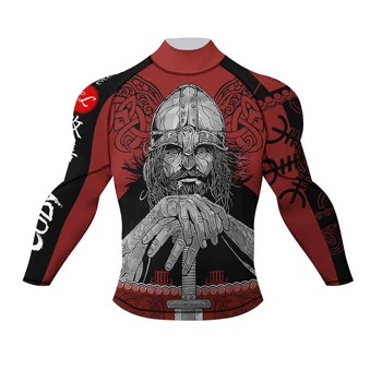 Рашгард (лонгслів) Valhalla компресійний для чоловіків для занять спортом (MMA, кікбоксинг, спорзал, біг) - L