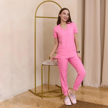 Жіночий медичний костюм Med Couture рожевий L