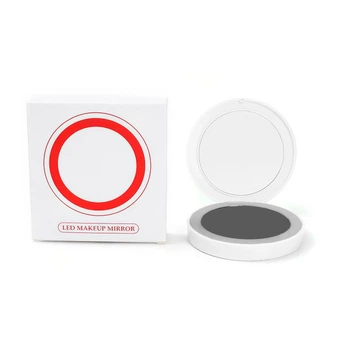 Кишенькове дзеркало для макіяжу з LED підсвічуванням UFT CM2 8.5х1.75 см