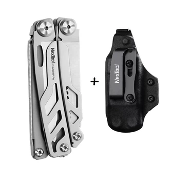 Мультитул NexTool Flagship Pro (NE20220) 16 в 1, Silver + фірмовий чохол з кайдекса