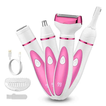 Тример епілятор 4in1 із 4 насадками Geemy GM-3161