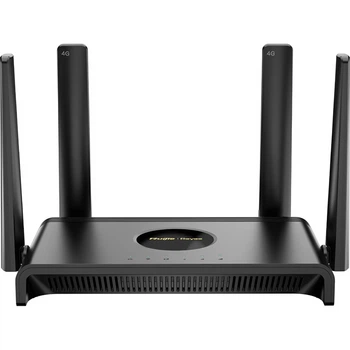 Роутер с поддержкой LTE Ruijie RG-EW300T, Wi‑Fi 4 (2.4GHz), слот SIM, черный корпус