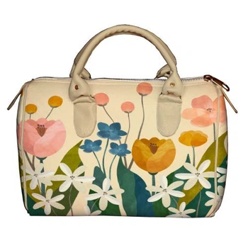 Сумка бочонок Barrel Квітне весна 28x18x17 см