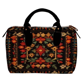 Сумка бочонок Barrel Народний стиль 28x18x17 см