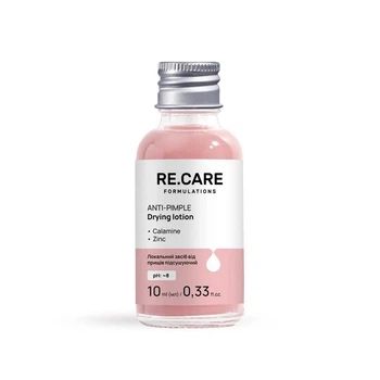 Локальний засіб від прищів підсушуючий ReCare Anti-Pimple Drying lotion, 10 мл (289621)