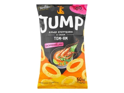 Снек вафлі кукурудзяні Jump 50г Том-Ям