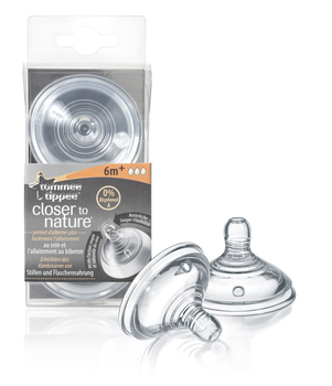 Набір сосок для пляшечки Tommee Tippee Closer to Nature Швидкий потік