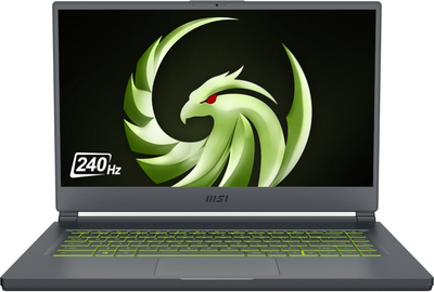 Ноутбук MSI Delta 15 15.6" IPS (1920x1080) Full HD 240 Гц, матовий / AMD Ryzen 7 5800H (3.2 — 4.4 ГГц) / RAM 32 ГБ / SSD 1 ТБ / AMD Radeon RX 6700M, 10 ГБ / Wi-Fi / Bluetooth / вебкамера / Windows 11 лицензия / 1.9 кг / серый