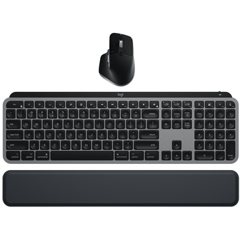 Комплект (клавіатура, миша) бездротовий Logitech MX Keys S Combo for Mac Space Grey (920-012845) 29918