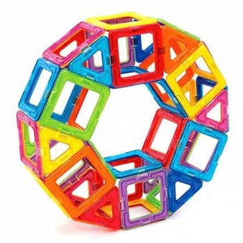 Развивающий магнитный конструктор-чемодан Магникон Magical Magnet на 48 деталей 3D