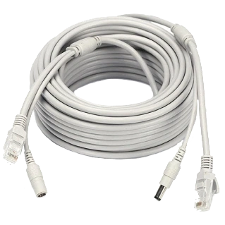 Патчкорд комбинированный RJ-45 + DC 20 м