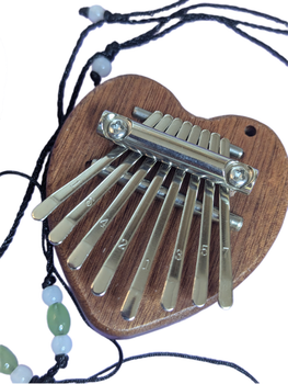 Калимба Kalimba для влюбленных Сердце Деревянное мини пианино для начинающих на 8 тонов