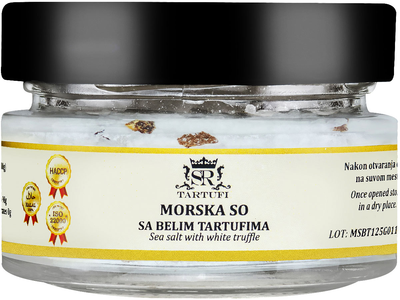 Морская соль TARTUFI с белым трюфелем 125 г (8606109659921)