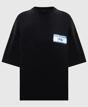 Чоловіча футболка з логотипом Vetements Розмір M Чорний
