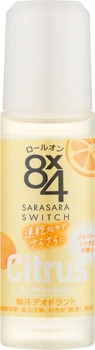 Роликовий дезодорант-антиперспірант Kao Biore 8x4 Deodorant Roll-On Цитрусовий аромат 45 мл (4901301332325)