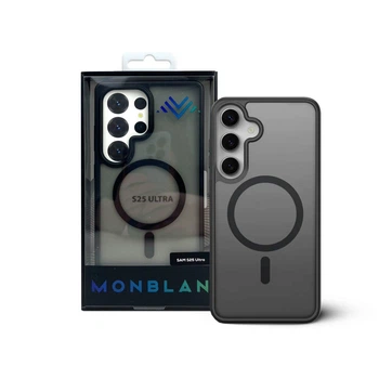 Чехол Monblan Magnetic Crystal Series для Samsung Galaxy S25 Ultra (Clear/Black)