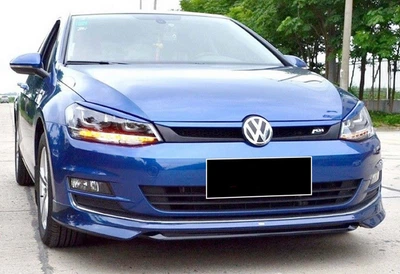 Губа під передній бампер для Volkswagen Golf 7/E-Golf 2012-2017 під заводський бампер, під фарбування