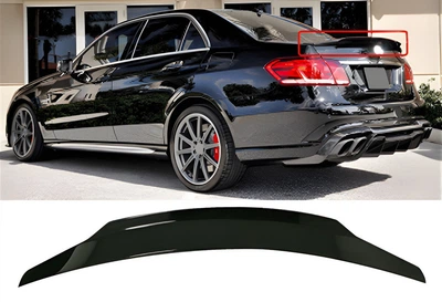 Спойлер DPT V-2 (черный глянец) для Mercedes E-class W212 (2009-2016 гг), аэродинамический спойлер для E-class